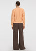 Crew-Neck Sweatshirt with Side Zippers - Hyba