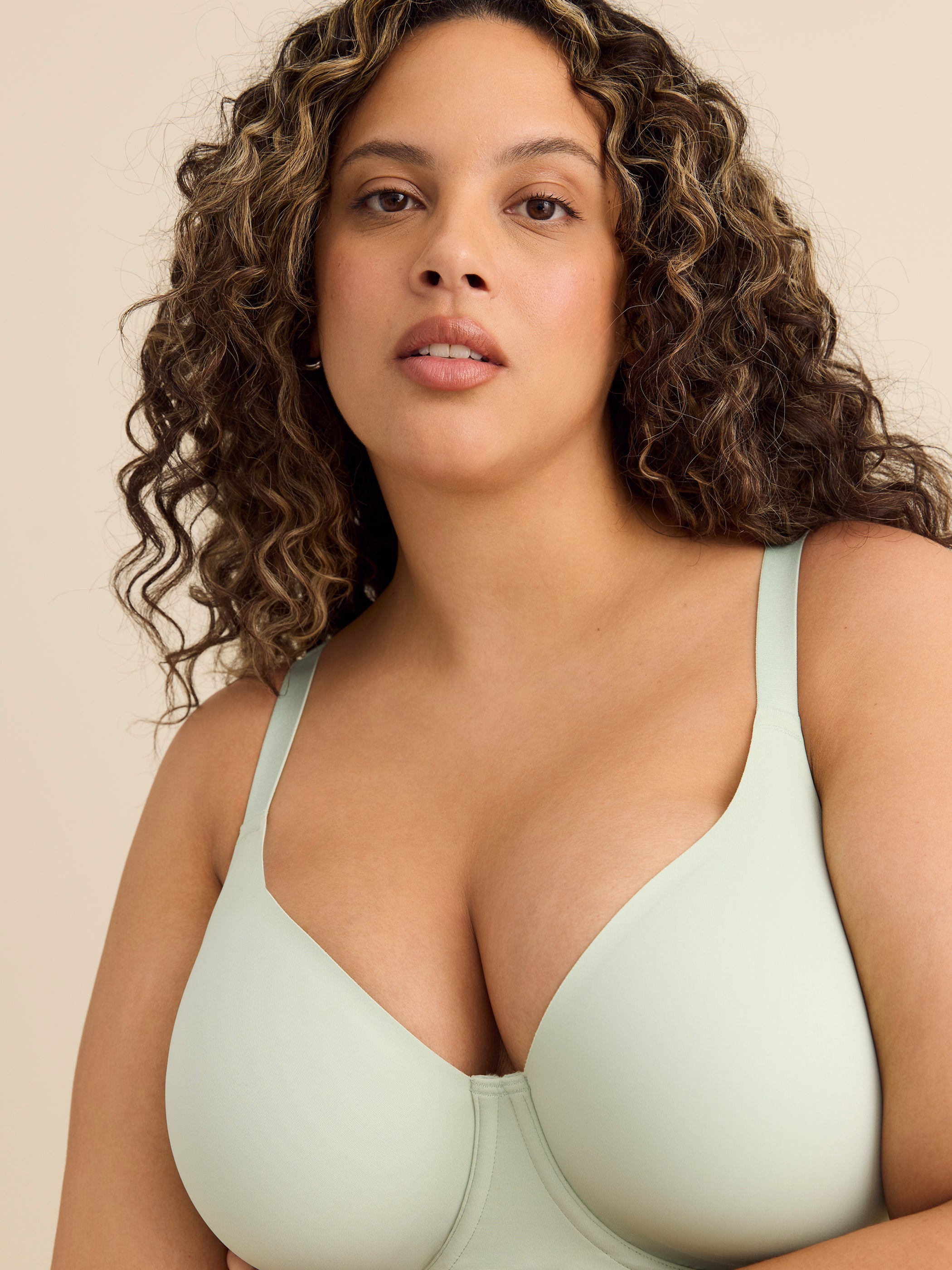 Soutien-gorge seconde peau en microfibre mate pastel, avec armatures - ti Voglio