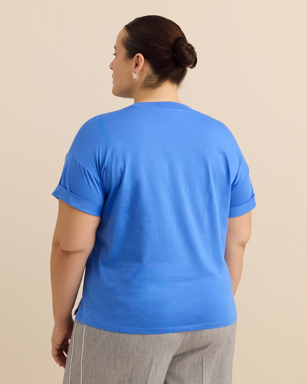 Boxy-Fit Crewneck Tee