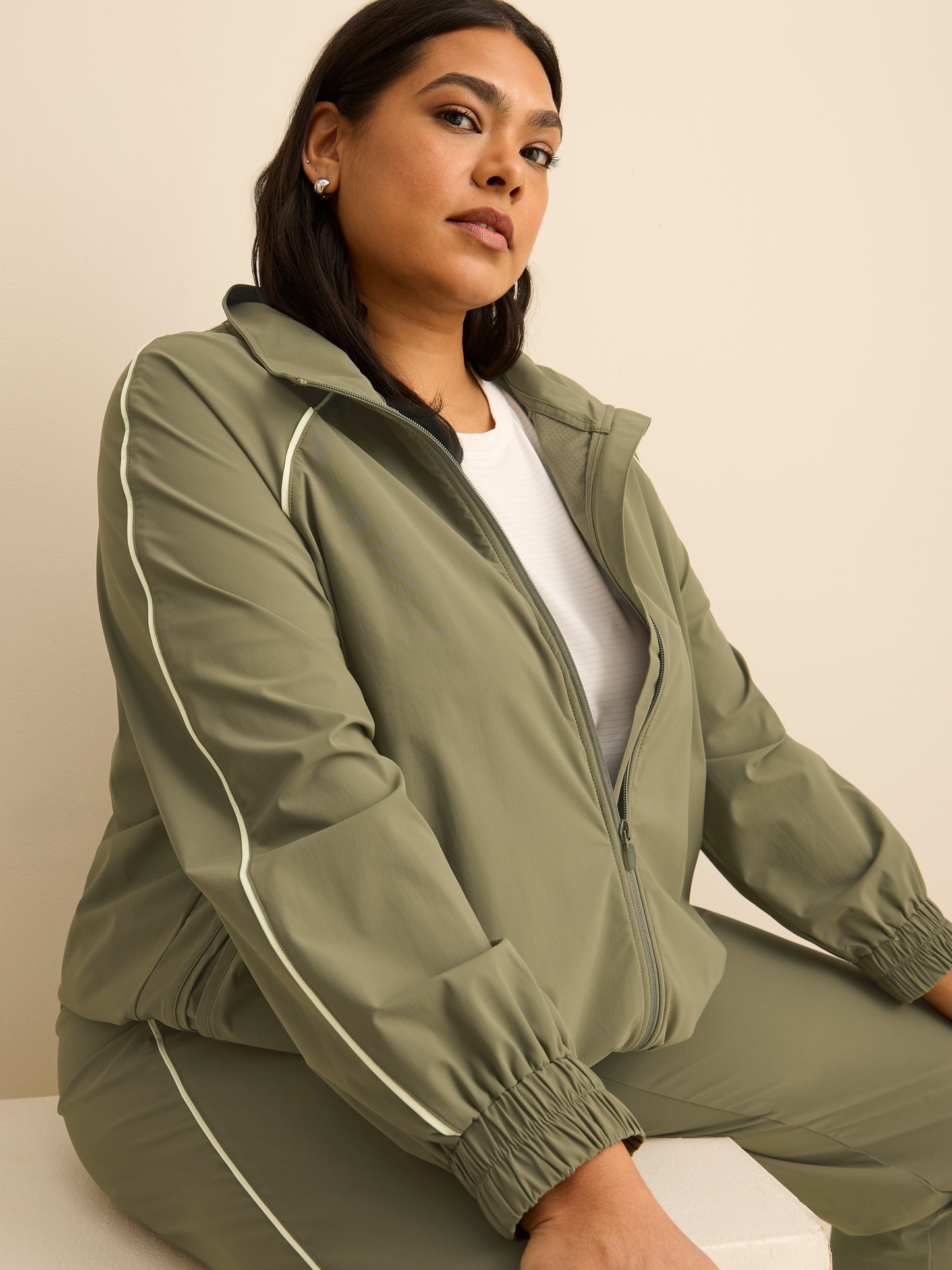 Veste de survêtement zippée en tricot - Active Zone