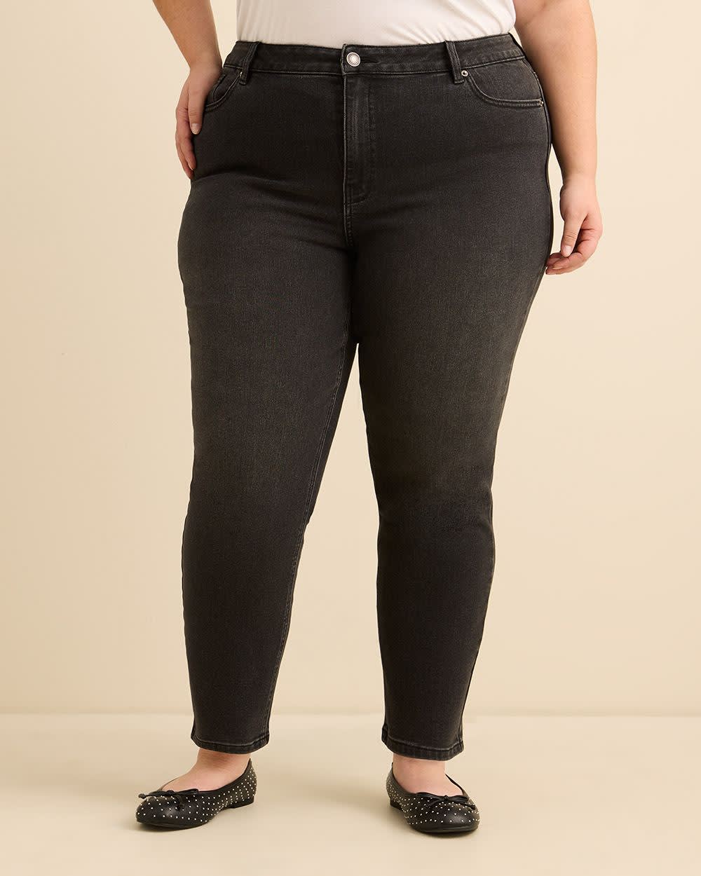 Classic Mid-Rise Slim-Leg Denim - d/C Jeans