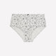 Grey Heather Cotton Brief with Dotted Floral Print - ti Voglio