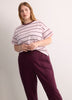 Linen Blend Tapered-Leg Pant