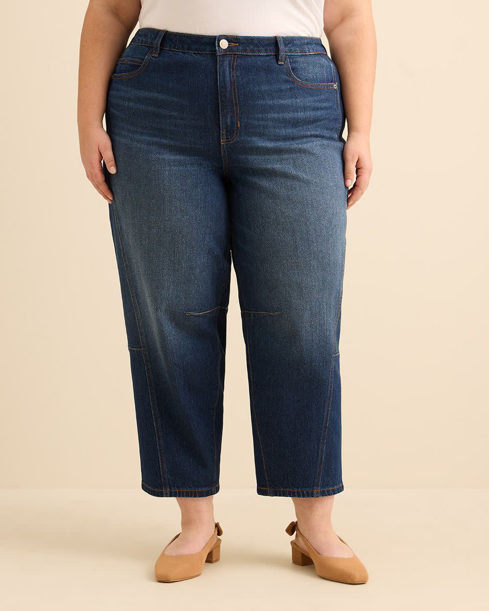 Jean taille haute à jambe ballon - d/C JEANS