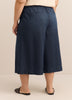 Light Cotton Mid-Rise Denim Culotte Pants - d/C JEANS