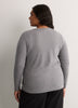 Fitted Long-Sleeve Rib Knit Tee