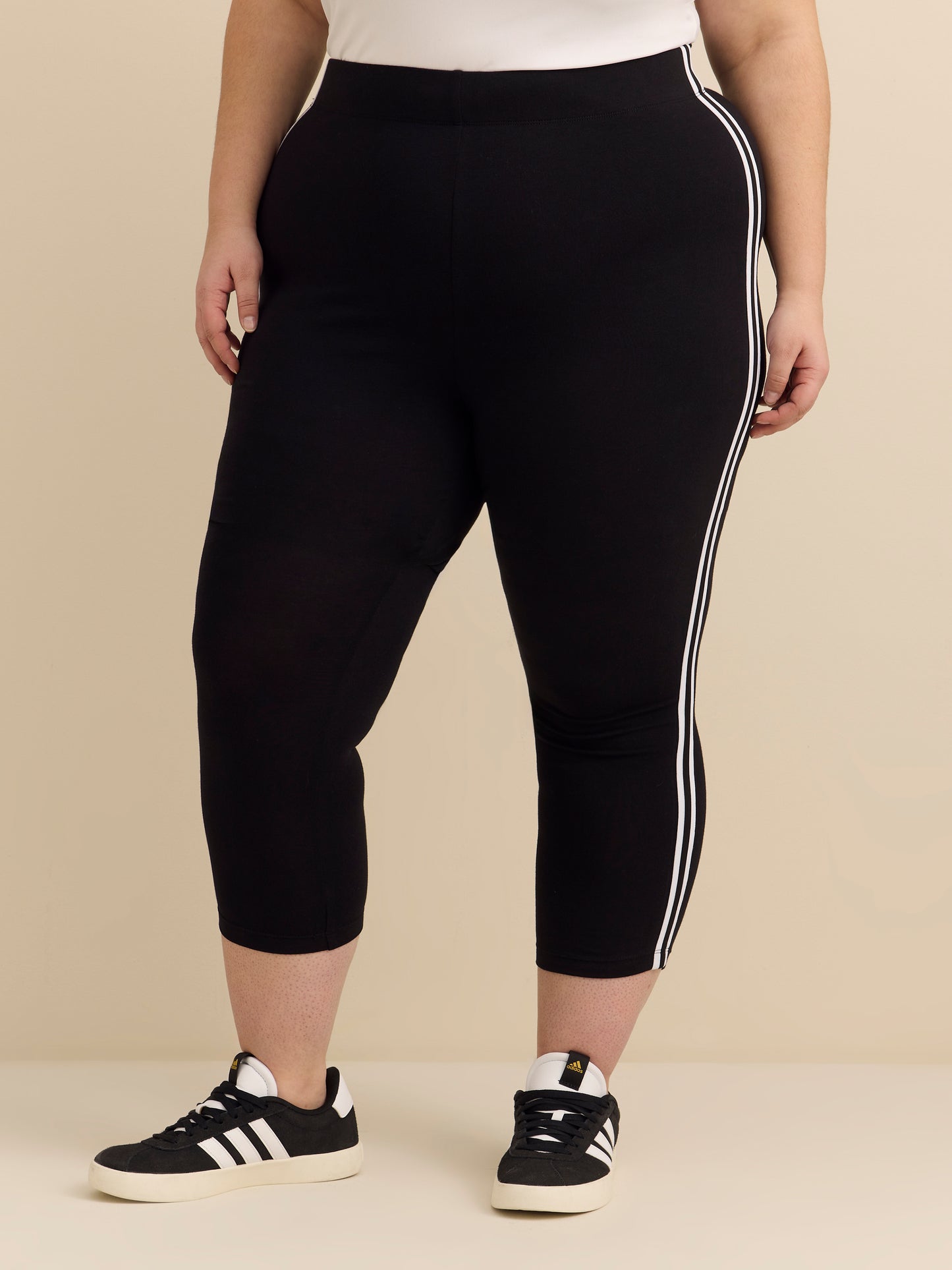 Sport Cropped Legging with Side Slit