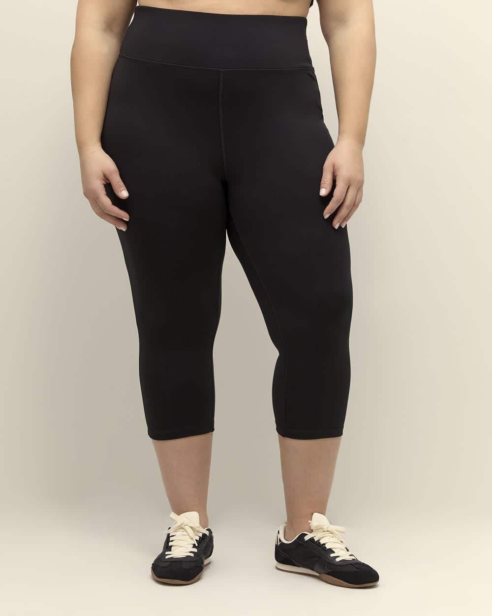 Legging capri noir, tissu responsable - Active Zone