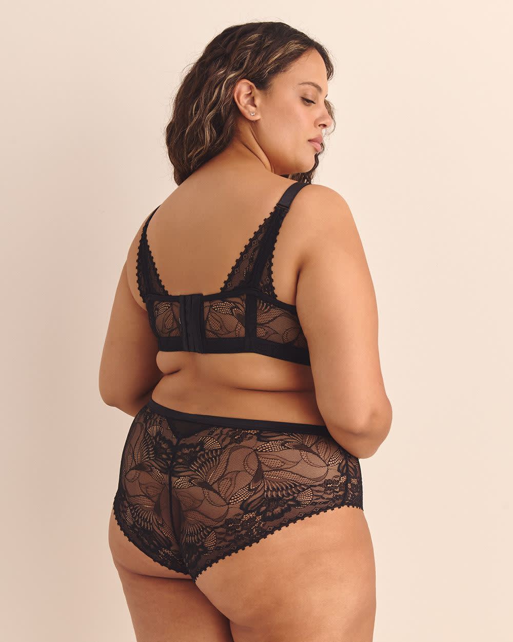 Sexy Black Lace Bralette - Déesse Collection