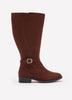 Extra Wide Width, Faux-Suede Tall Riding Boot