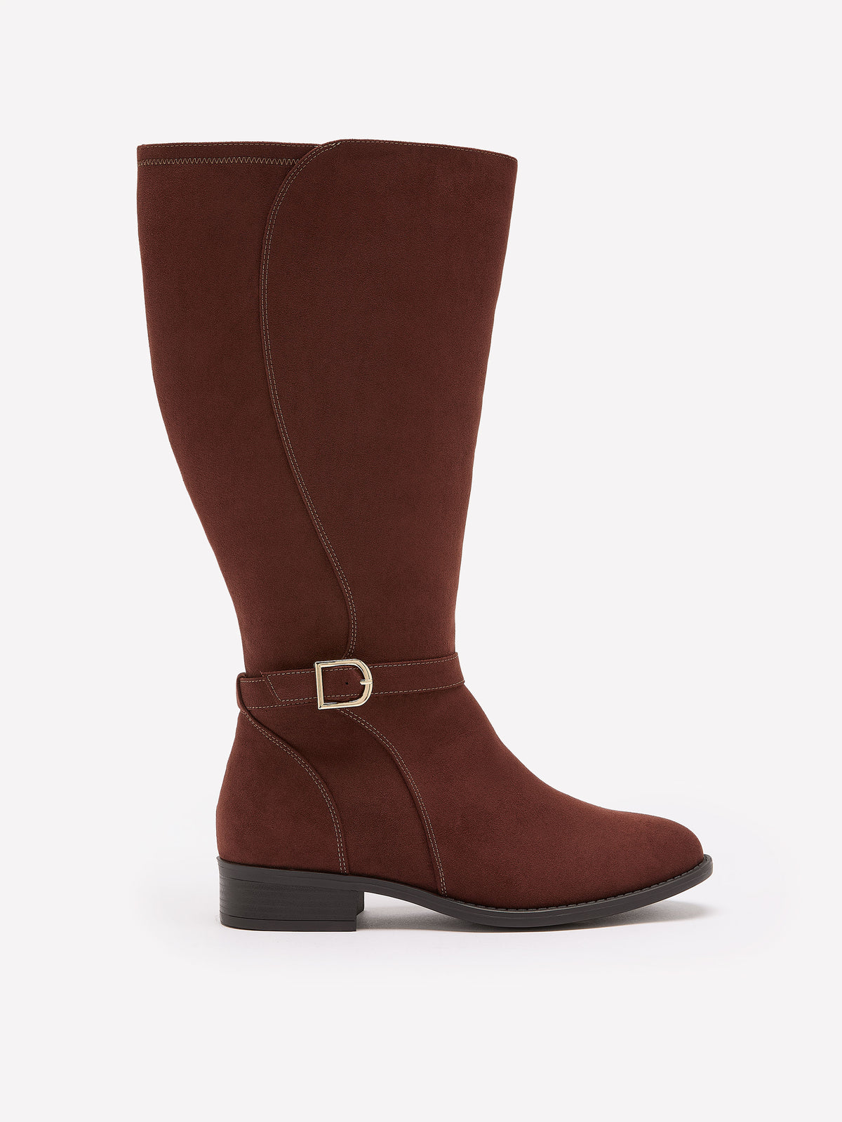 Extra Wide Width, Faux-Suede Tall Riding Boot