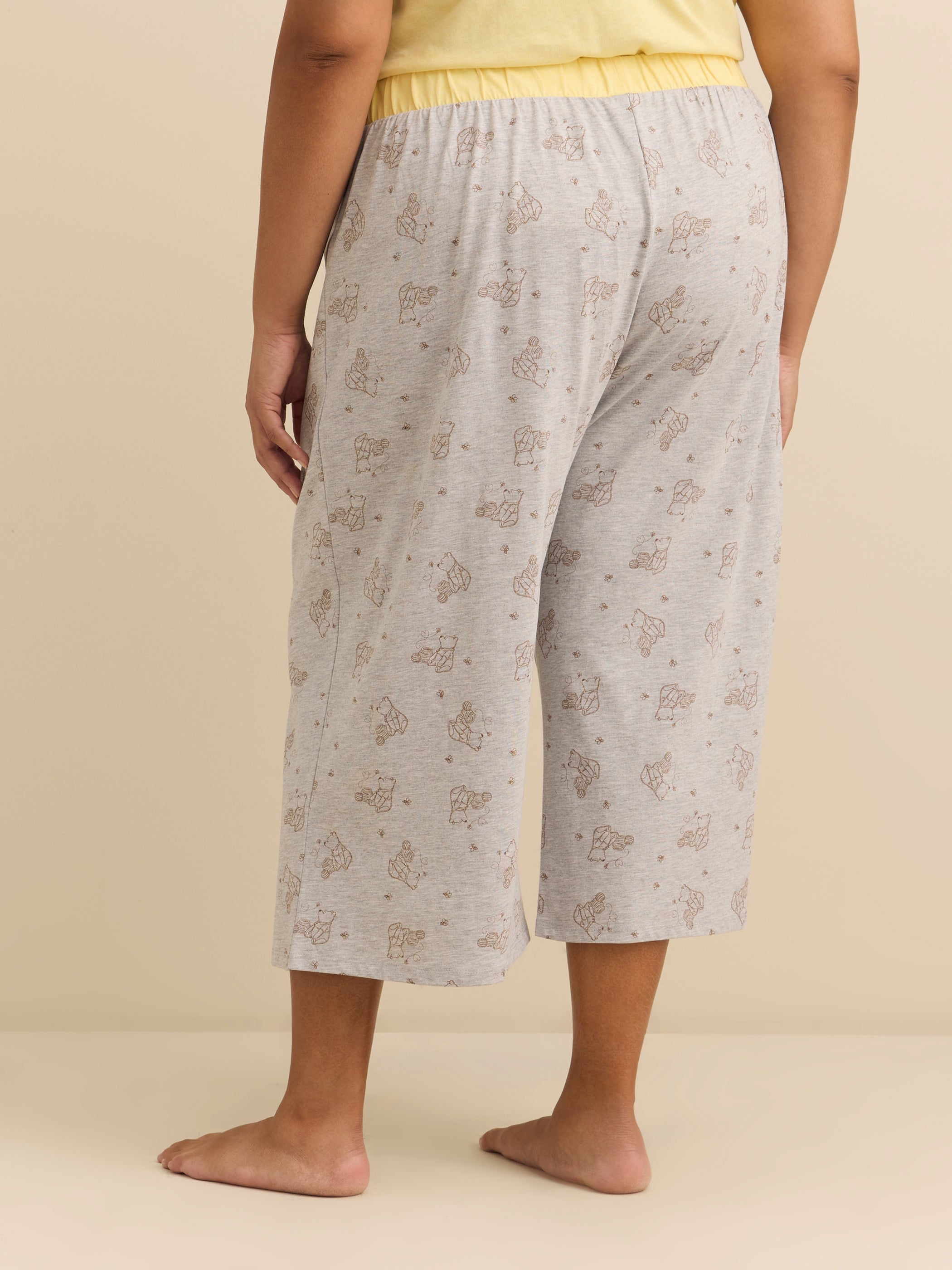 Heather Grey Winnie the Pooh Pyjama Capri - ti Voglio