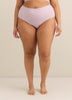 Lavender Light-Control Pointelle Brief with Lace Trim - ti Voglio