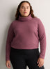 Holly Hideaway Cowl-Neck Waffle Knit Pullover Sweater - Columbia