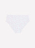 High-Cut White Strawberry-Print Cotton Brief - ti Voglio