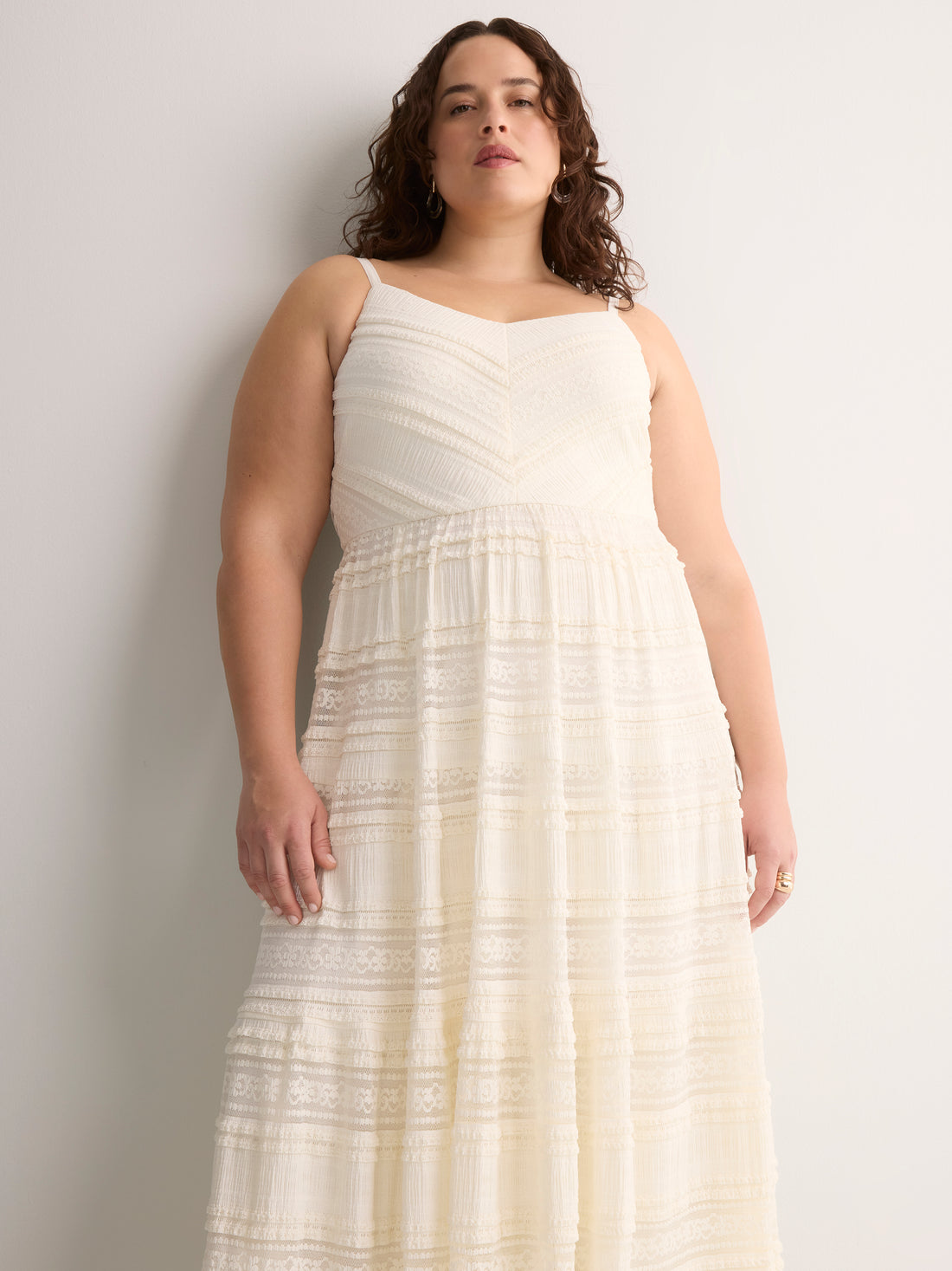penningtons formal dresses Addition Elle sleeveless V-neck lace maxi dress plus size – storewide