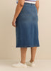 Midi Denim Skirt with Front Buttons - d/C Jeans