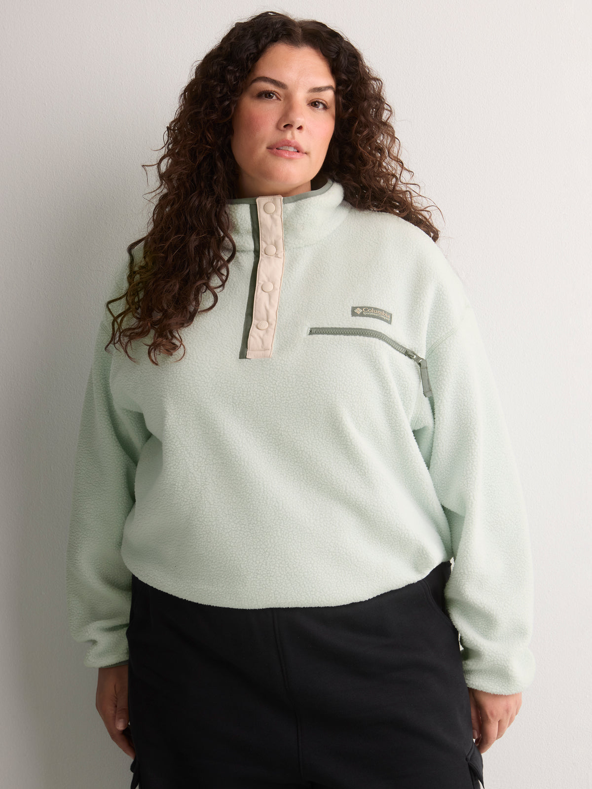Helvetia II Cropped Half-Snap Fleece Pullover - Columbia