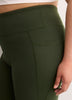 Coloured Cotton-Knit Essential Yoga Pant - Active Zone