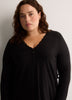 Responsible, Slight Swing Henley Rib Knit Top