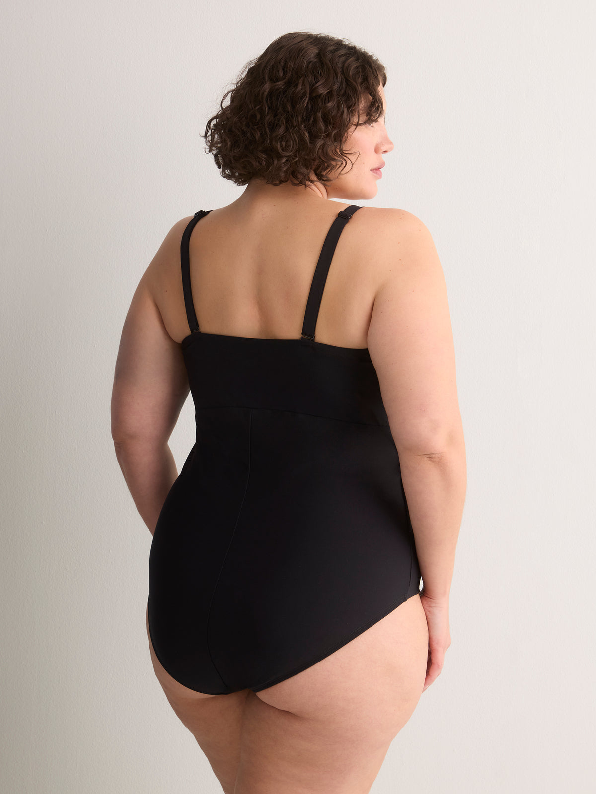 Black One-Piece Swimsuit - Active Zone