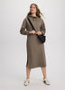 French Terry Hooded Midi Dress - Hyba