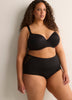Microfibre Knit Boyshort with Lace - Déesse