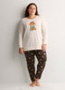 Snow Cow Heather Tunic and Legging Pyjama Set - tiVOGLIO