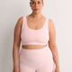 Pink Seamless Knit Boyshort - tiVOGLIO
