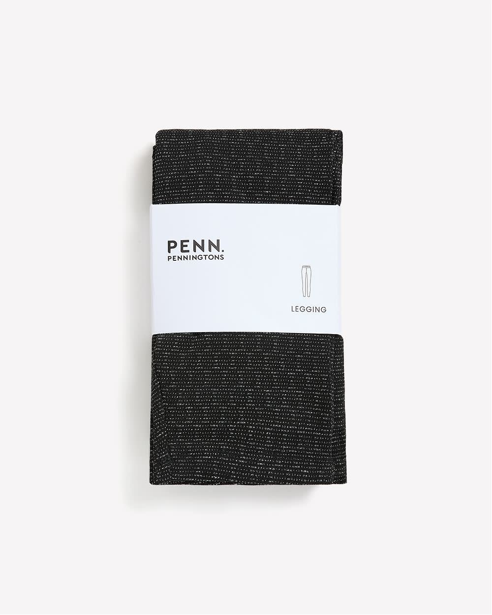 Black Animal-Textured Fashion Legging