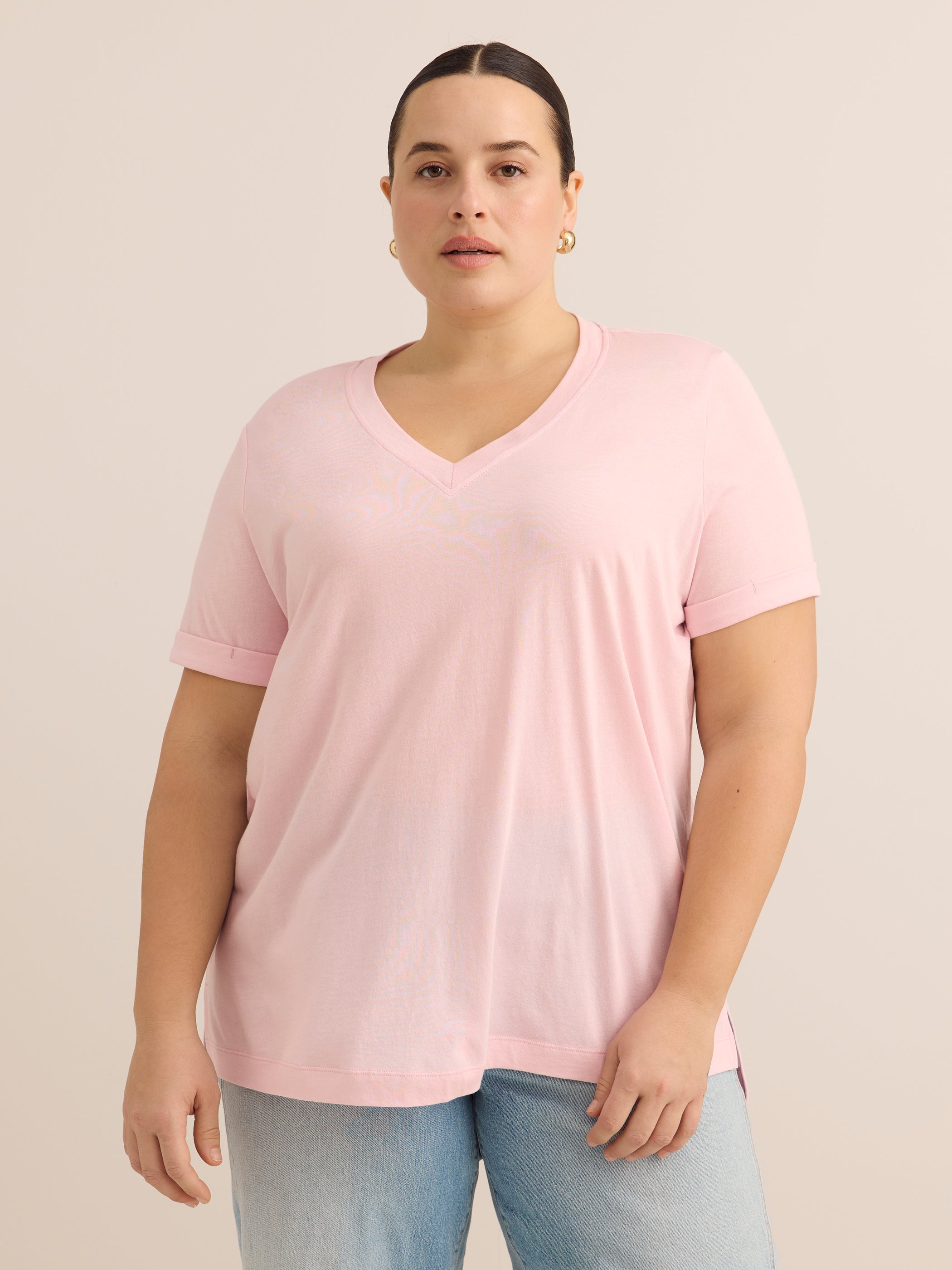 Responsible, Boyfriend-Fit Tee with Slits