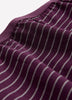 Plum Striped Cotton Full Brief - tiVOGLIO