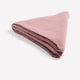 Mauve Bouclé Knit Triangle Scarf
