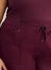 Solid Capri with Adjustable Waistband