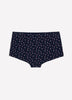 Blue Strawberry-Print Cotton Knit Boyshort - ti Voglio