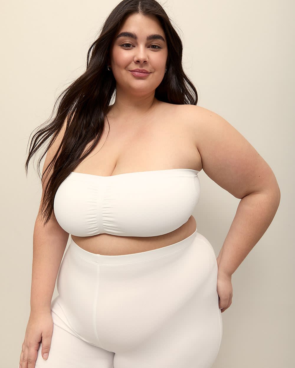 Seamless Bandeau, White - ti VOGLIO