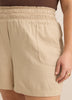 Linen Blend Pull-On Short