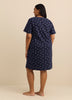 Printed Short-Sleeve Sleepshirt - ti Voglio