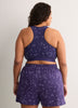 Star-Print Cotton Bralette - tiVOGLIO