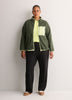 Short Polar Fleece Jacket with Contrast Trim - Active Zone