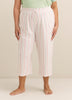 Printed Straight-Leg Pyjama Capri Pant - ti Voglio