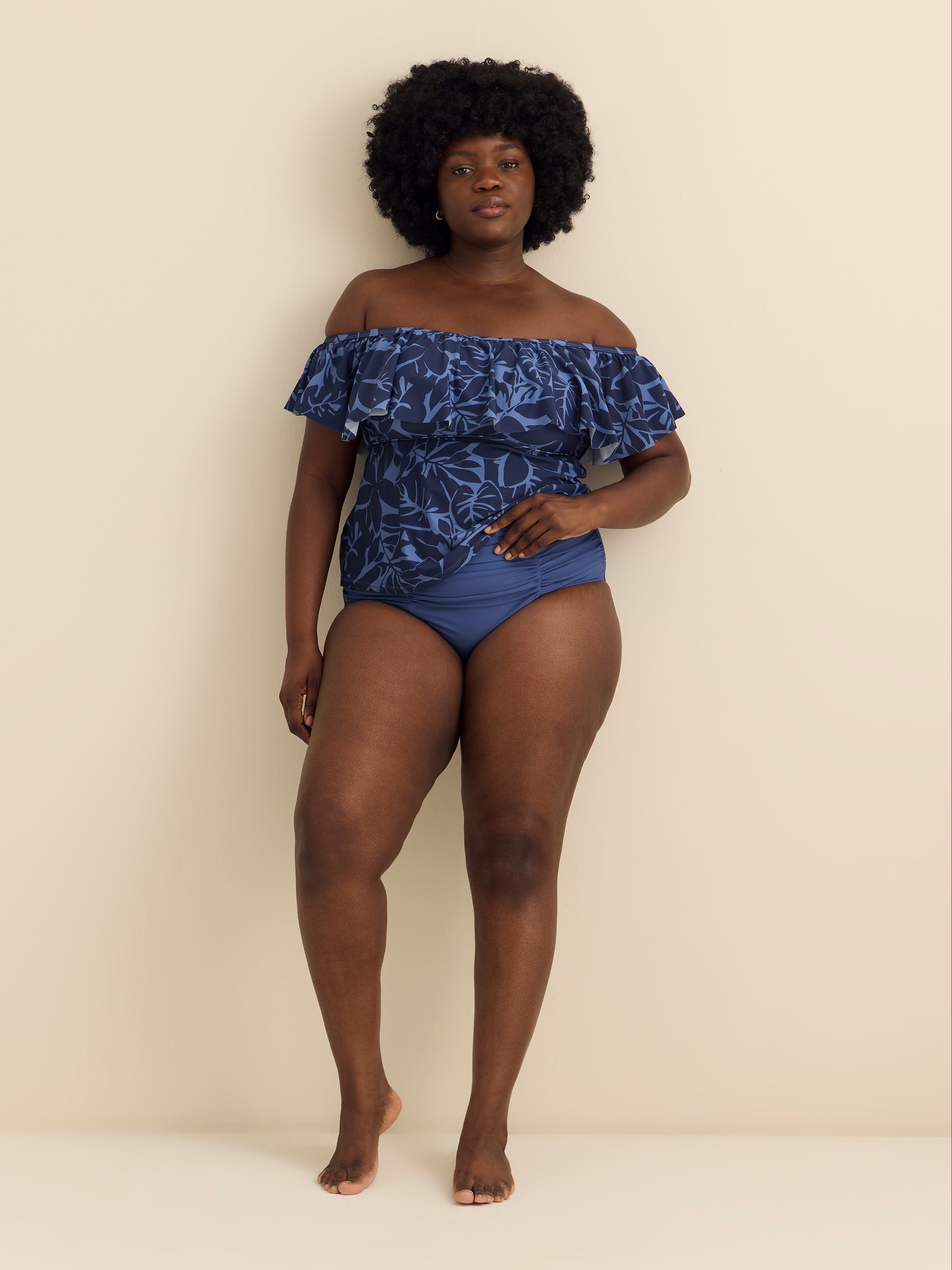 Culotte de maillot à  taille haute Costa - Raisins Curve