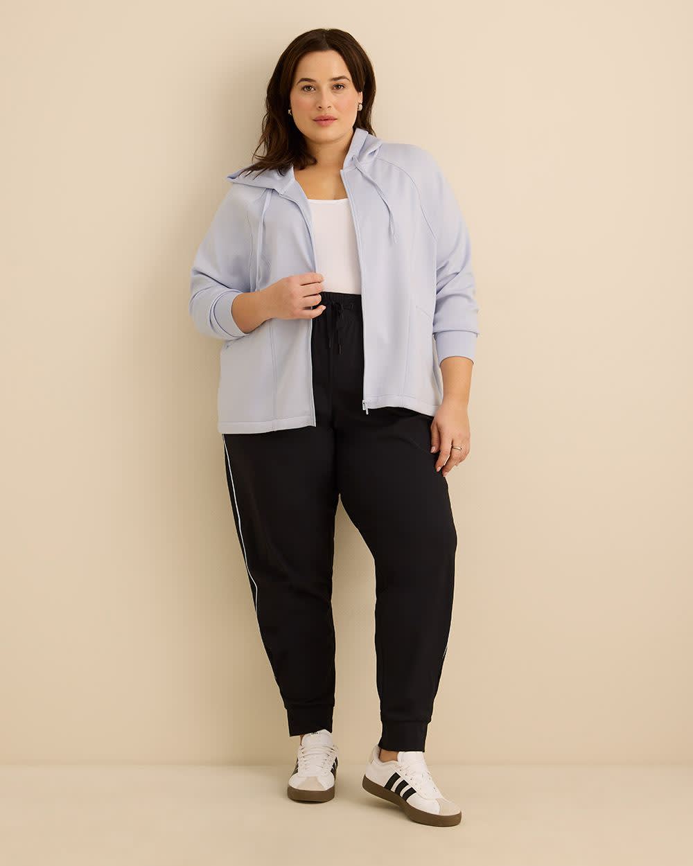 Veste légère à capuche et fermeture éclair, tissu responsable - Active Zone