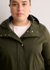 Long Hooded Rain Jacket