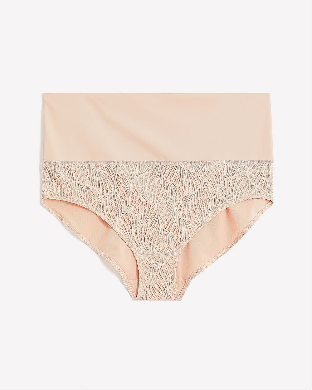 High-Cut High-Waisted Brief with Silhouette Control - ti Voglio