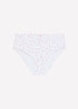 High-Cut White Strawberry-Print Cotton Brief - ti Voglio