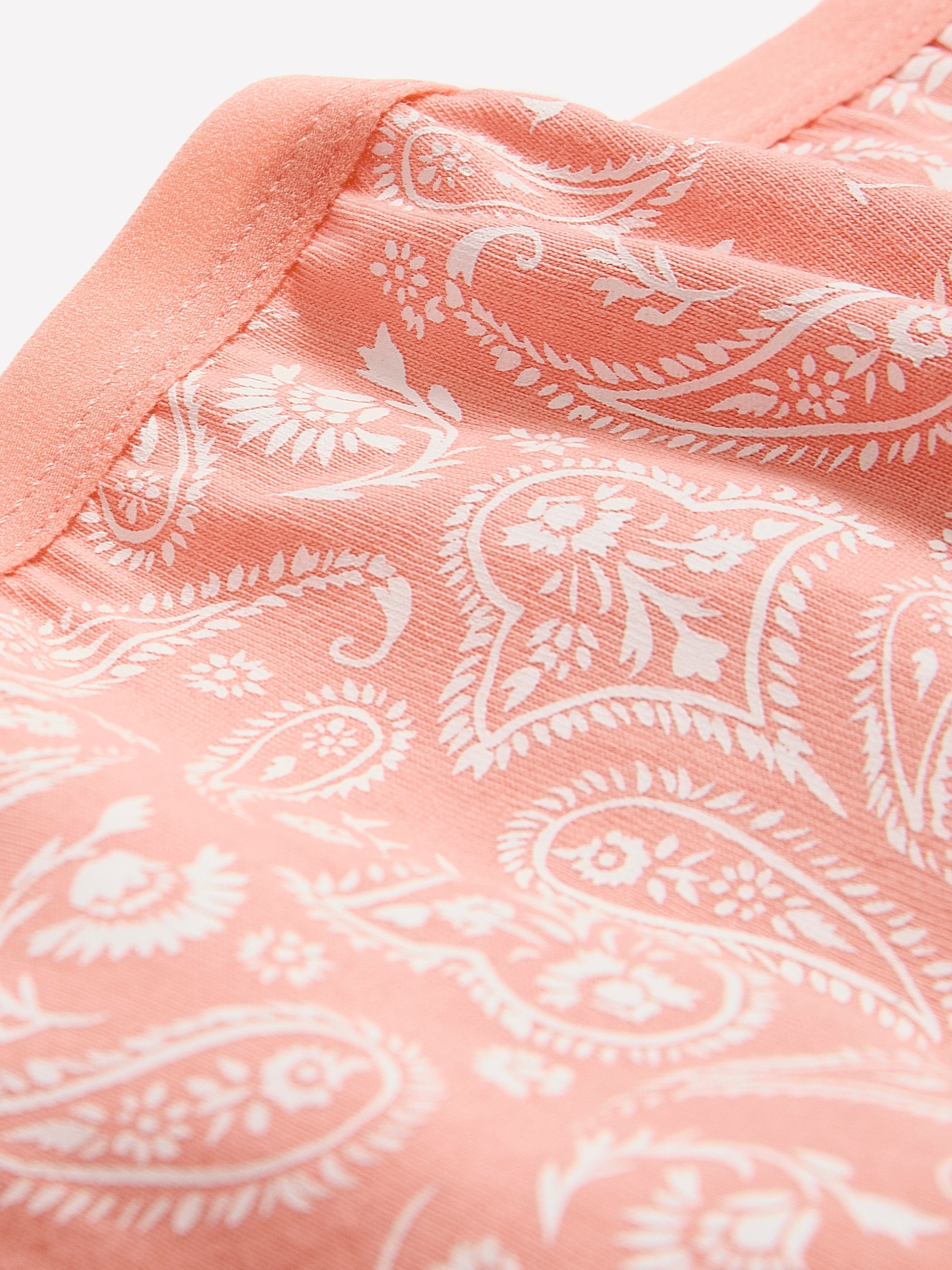 Pink Cotton Full Brief with Paisley Print - tiVOGLIO