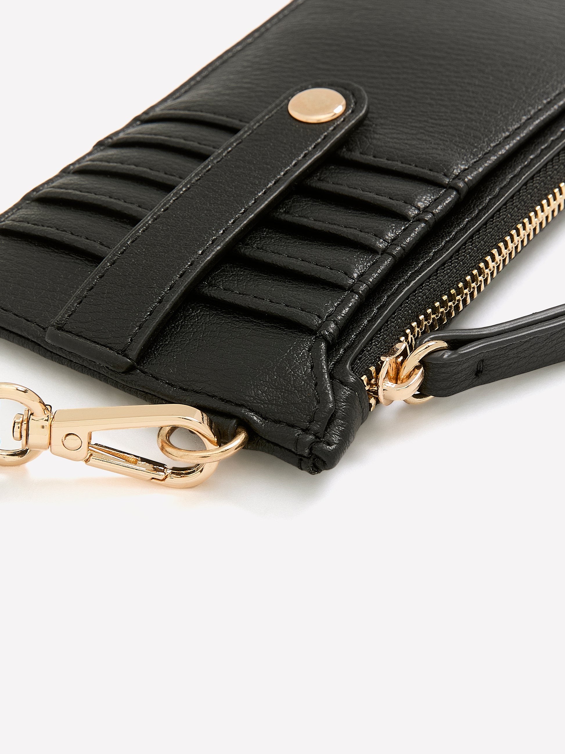 Faux Leather Wrist Wallet