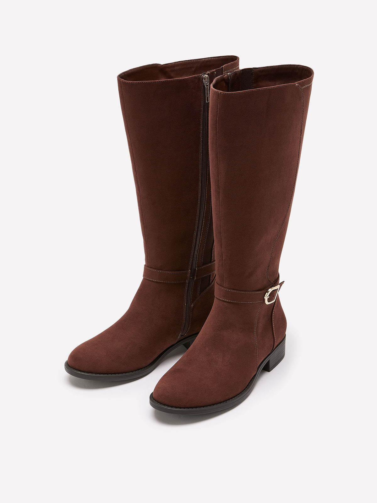 Extra Wide Width, Faux-Suede Tall Riding Boot