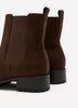 Extra Wide Width, Faux Suede Chelsea Bootie